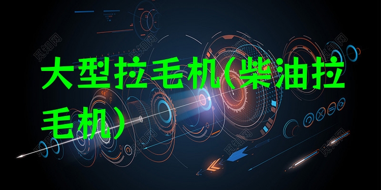 大型拉毛机